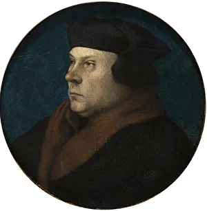 Thomas Cromwell Portrait Drucke: Portrait of Thomas Cromwell, unknown date. Creator: Hans Holbein the Younger