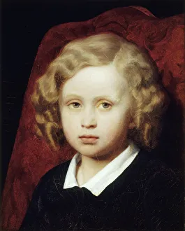 Porträt, das als Arys Arnhold Schäfer gedacht wird, um 1840. Ersteller: Heinrich Schäffer