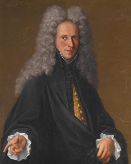 Heritage Art From Italy Drucke: Portrait of an Unknown Nobleman, date unknown. Creator: Pietro Longhi