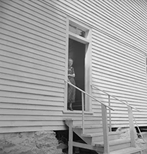 Möglichkeit: Gespräch unter den Mitgliedern ... WHEELYS Kirche in Gordonton, Nordkarolina 1939. Schöpferin: Dorothea Lange