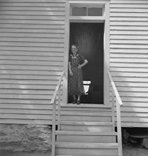 Möglichkeit: Gespräch unter den Mitgliedern der Gemeinde in der Wheelers Kirche in Gordonton im Bundesstaat Nordcarolina (USA), 1939. Schöpferin: Dorothea Lange