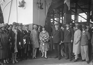 Arthur Henry Kirk Photographer Drucke: Possibly the launch of the Yugoslavian Bakar