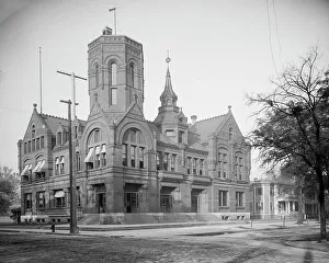 Post Office Architecture Drucke: Post office, Augusta, Ga. c1903. Creator: Unknown