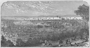 Hudson River Landscape Drucke: Poughkeepsie, 1883