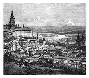Robert Wilson Engravings Drucke: Prague, Czechoslovakia