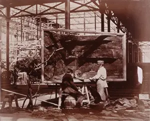 Vorbereitung von Fällen für marine Objekte, Crystal Palace, Sydenham, 1852-1854