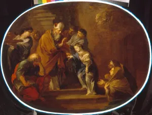 State Pushkin Museum Collection Moscow Russia Drucke: The Presentation of the Blessed Virgin Mary. Artist: Conca, Sebastiano (1680-1764)