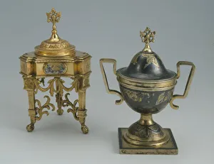 State Hermitage Collection Drucke: Presentation Salt Cellars, 1787. Artist: Anonymous master