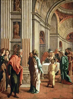 Early Netherlandish Paintings Drucke: The Presentation in the Temple