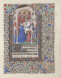 Motherhood In Christianity Drucke: The Presentation in the Temple (Book of Hours)