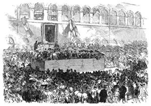 Sheffield Steel Industry Drucke: Presentation of a testimonial to Mr