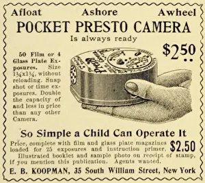 Vintage Photography Equipment Drucke: The Presto Camera owned by R.A