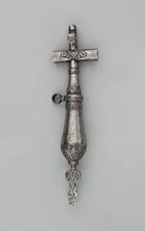 Die Primingflasche mit Schraubendreher und Zange in Mitteleuropa im 17. Jahrhundert