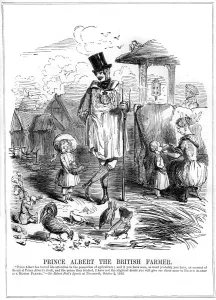 Fürst Albrecht der britische Bauernkönig aus dem Jahr 1843