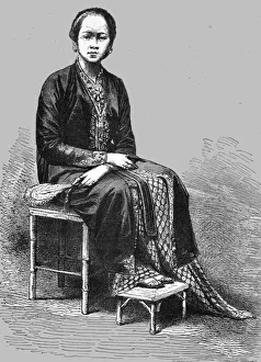 Fürstinnen Saripa, Java; Ein Besuch in Bornäo, 1875. Erstellerin: A.M.Cameron
