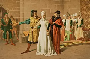 Female Monarchs In History Drucke: Prison of the last queen of Majorca. 1889. Creator: Unknown
