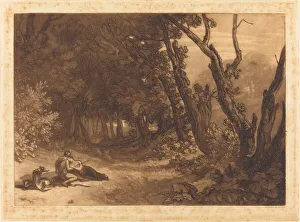 British Romanticism Paintings Drucke: Procris and Cephalus, published 1812. Creator: JMW Turner