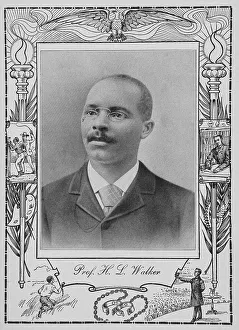 Black History Images Drucke: Prof. H. L. Walker [recto], 1902. Creator: Unknown