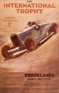 Brooklands Motor Racing Circuit Drucke: Programme for the Brooklands International Trophy, 1934