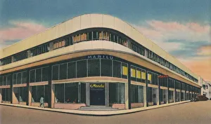 South American Buildings Drucke: Progreso Building, Barranquilla, c1940s