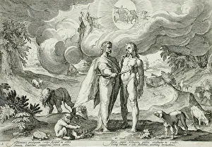 Ovid Metamorphoses Illustration Drucke: Prometheus Forms Man and Animates Him with Fire from Heaven