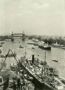 British Shipping Industry History Drucke: But The Prospect in the Neighbouring Pool - The More It Changes