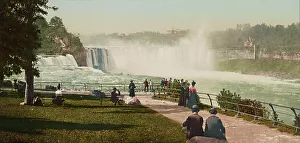 Felsensicht am Niagarafall, Niagara 1899/1910 (Kreier unbekannt)