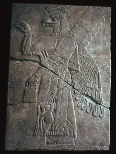 Pergamon Museum Berlin Drucke: A protective Assyrian genie
