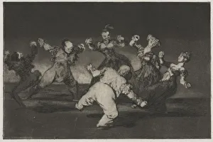Gerahmter Druck : Die Sprüche: Wenn Marion tanzen wird, muss sie die Folgen tragen, 1864. Erfinder Gerahmter Druck : Die Sprüche: Wenn Marion tanzen wird, muss sie die Folgen tragen, 1864. Erfinder