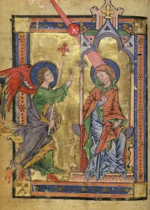 Psalter. Breviar für einen kirchlichen Würdenträger aus dem mittleren 13. Jahrhundert. Schöpfer: Anonymous