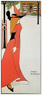 Drucke von Die Pseudonymsammlung und die Antonymsammlung, 1895. Aus einer privaten Sammlung Aubrey Beardsley Drucke: Die Pseudonym- und Antonomilien-Bibliothek, 1895. Künstler: Beardsley, Aubrey (1872/98)