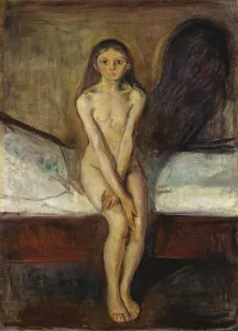 Drucke von Periode der Pubertät im Sammlung des Nationalmuseums für Kunst, Oslo Edvard Munch Drucke: Periode der Pubertät / Künstler: Munch, Edvard (1863 - 1944)