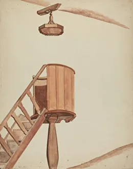 Rednerpult, 1935/1942; Künstler: E.B.