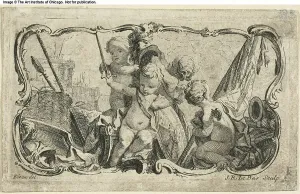 Art Institute Chicago Prints Drucke: Putti at War, n.d. Creator: Jacques Philippe Le Bas