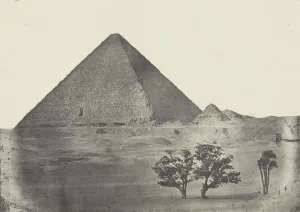 Pyramid Of Cheops Egypt Drucke: Pyramide de Cheops, Egypte Moyenne, 1849 / 51, printed 1852. Creator: AimeRochas