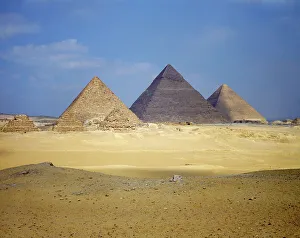 Pyramiden, Gizeh, Ägypten 1984. Schöpferin: Ethel Davies