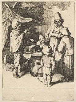 Adriaen Van Ostade Artwork Drucke: The Quack, 1610-85. Creator: Unknown