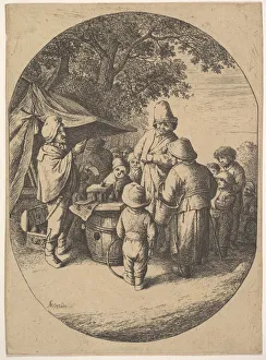 Rural Life In Netherlands Drucke: The Quacksalver (copy). n. d. Creator: Unknown
