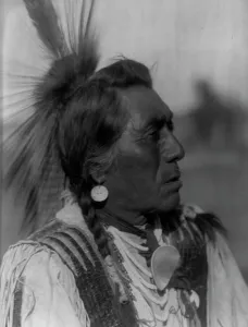 Hirschkopf Hidatsa, ca 1908 von Edward Sheriff Curtis