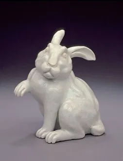 Heritage Art From Japan Drucke: Rabbit, Second half of 19th century. Creator: Unknown