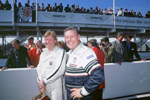 Classic Automobile Transport Drucke: Racing driver Barry Williams