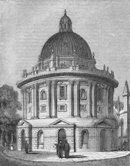 Oxford University Library Drucke: Radcliffes Library, 1845
