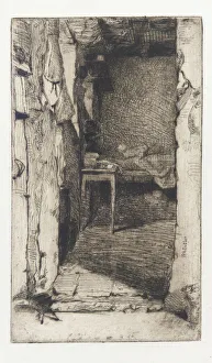 Räucherjungen im Viertel Mouffetard in Paris 1858 von James Abbott McNeill Whistler