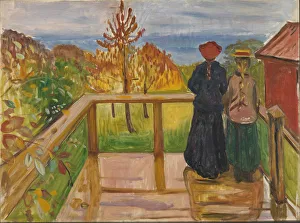 Edvard Munch Norway Drucke: The rain, 1902