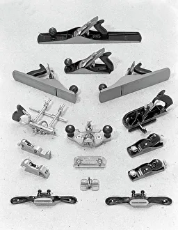 Michael Walters Photography Drucke: A range of Stanley hand tools, Sheffield, South Yorkshire, 1966. Artist: Michael Walters