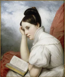 Bilder Datiert 2022 September: Die Leserin (Der Leser), 1829. Schöpfer: Steuben, Karl von (1788-1856)