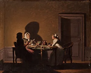 Lesen am Kerzenlicht