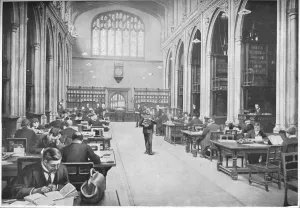 British Library History Drucke: Reading room, Guildhall Library, City of London, c1903 (1903)