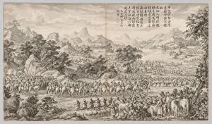 Chinese Military History Drucke: Receiving Surrender from the Eli…, c