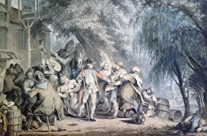 Der Rekrutierungsgefreite des 18 Jahrhunderts Künstler: Samuel Hieronymus Grimm